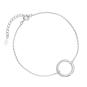 Bratara argint cu cerc DiAmanti Z2175BR-DIA (Argint 925‰ 0,9 g.) Bratara argint cu cerc DiAmanti Z2175BR-DIA (Argint 925‰ 0,9 g.)